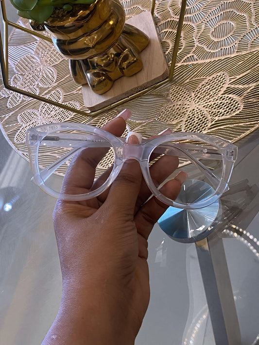 Montura Oftálmica Cuadrada Transparente Estilo Cristal (Ref. UP 325 CAPRI)