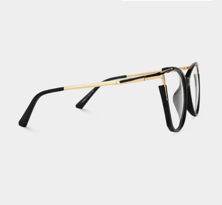 Montura Oftálmica Cat Eye con Detalles Metálicos (Ref. ZOX368841-01)
